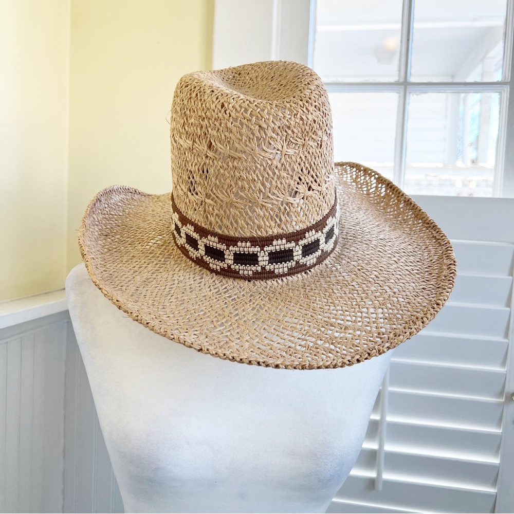 New West by Bailey U-Rollit High Profile Tan Straw Hat